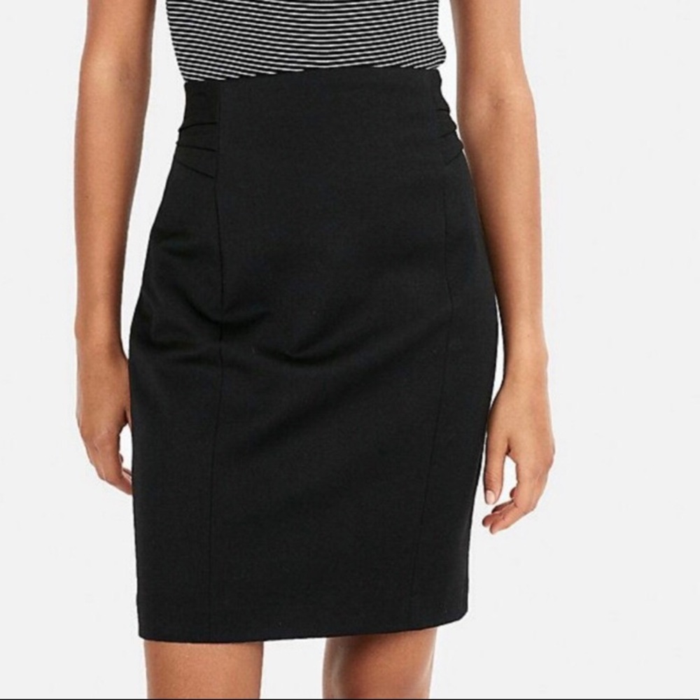 Black pencil skirt